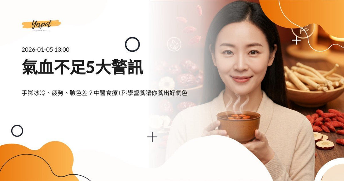 臉色蒼白總是累？氣血不足5大警訊與中西醫調理完整攻略2026 - Yespot