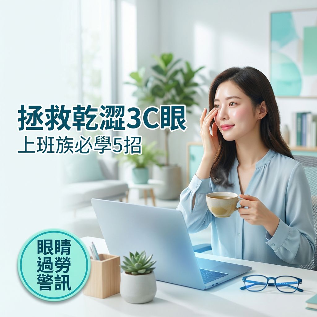 【藍光 眼睛保健】上班族必學5招！對抗3C眼乾澀與早衰 (2026完整指南) - Yespot