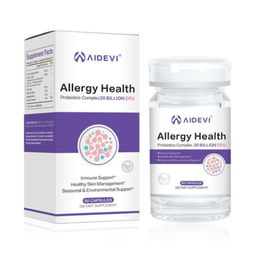 AIDEVI®抗敏免疫益生菌營養補充劑，200億CFU，免疫調節與腸道護理，美國製造。