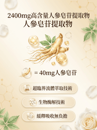 FOPIZ人參皂苷氣血丸，營養補充劑，用於補氣增活力，護肝抗氧化，促進氣血調理健康