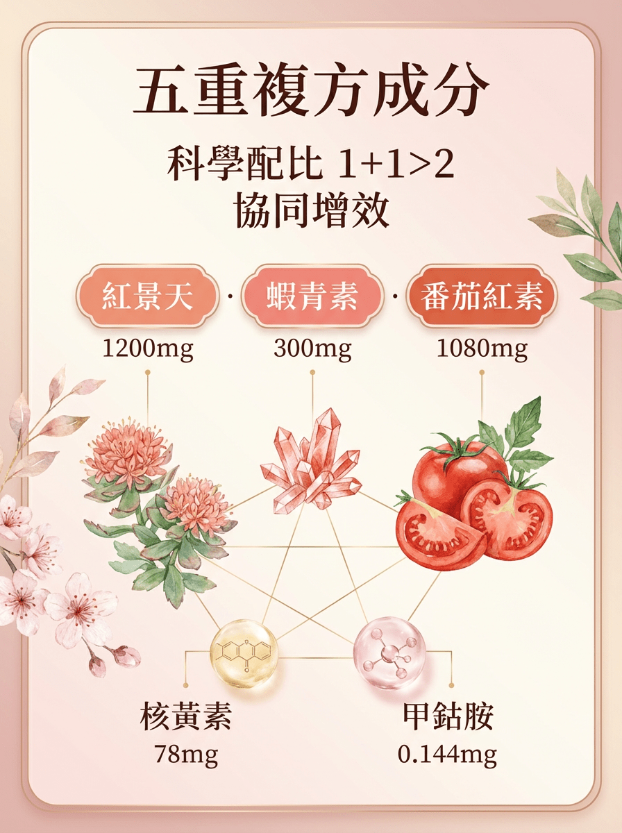 FOPIZ麥角硫因保健食品EGT童顏瓶，抗衰老、增活力、嫩膚美白、全面細胞健康營養補充劑
