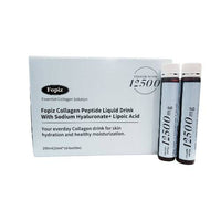 Fopiz 膠原蛋白肽營養補充劑，含12500mg膠原蛋白，支持抗衰老、補水嫩膚和提升肌膚彈性