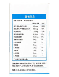 JULYTIGER維他命補充膠囊，天然骨骼支持與抗疏鬆營養補充劑，增強健康骨骼。