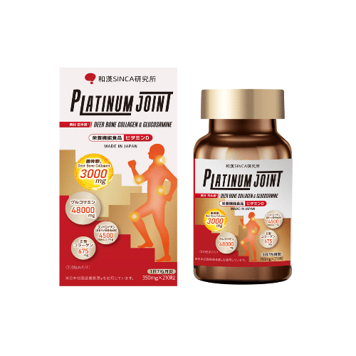 SINCA Platinum Joint氨糖鹿骨肽，改善關節靈活性，促進行動力的營養補充品。