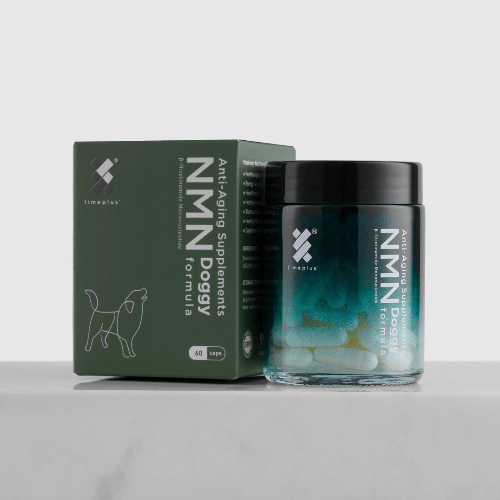 Timeplus 犬隻NMN命活配方營養補充劑，含99.9%高純度NMN，增強寵物抗衰與活力的健康產品
